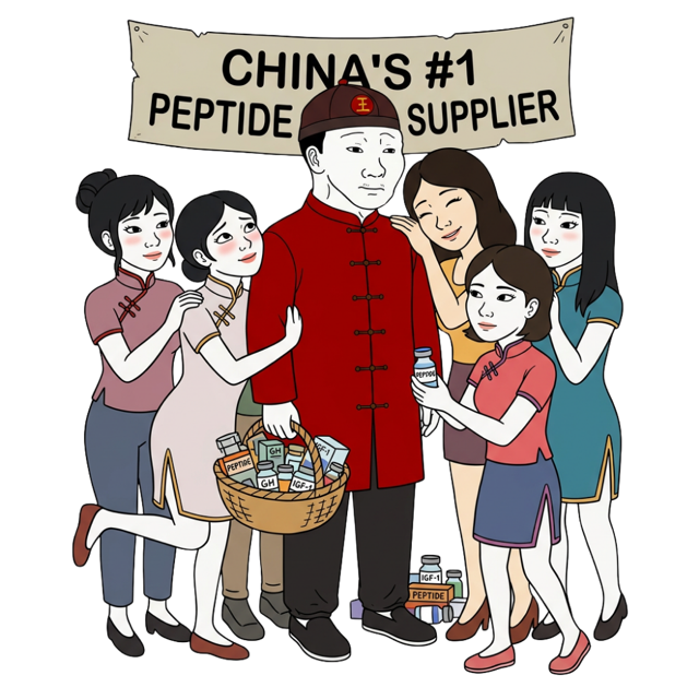 China's number one peptide supplier crowd sticker